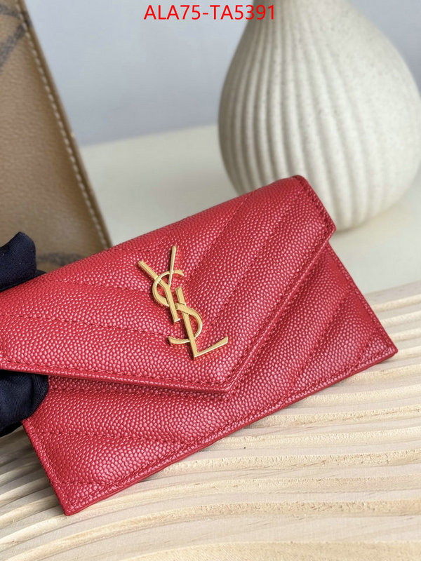 YSL Bags(TOP)-Wallet- best quality fake ID: TA5391 $: 75USD,