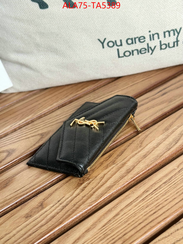 YSL Bags(TOP)-Wallet- high quality customize ID: TA5389 $: 75USD,