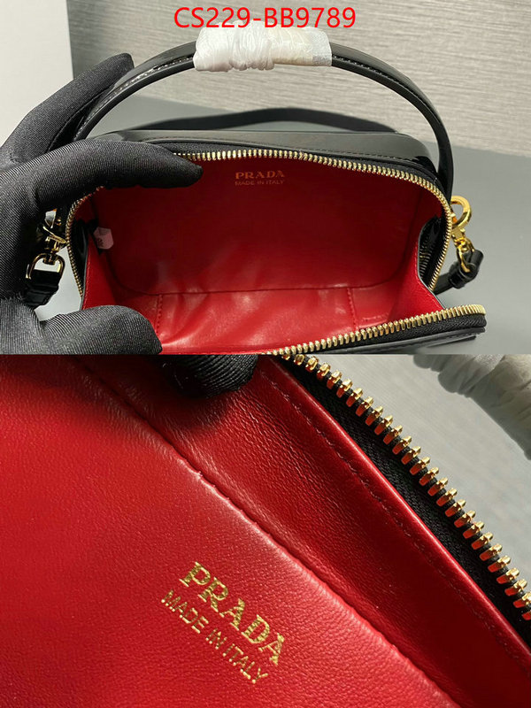 Prada Bags(TOP)-Crossbody- aaaaa replica ID: BB9789 $: 229USD,