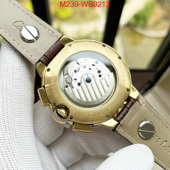 Watch(TOP)-Cartier aaaaa class replica ID: WB9213 $: 239USD