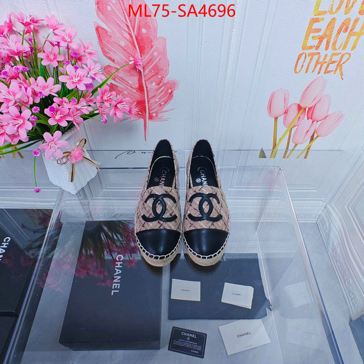 Women Shoes-Chanel what's the best place to buy replica ID: SA4696 $: 75USD