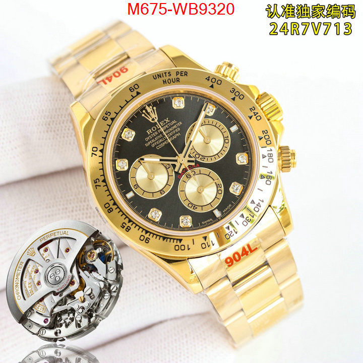 Watch(TOP)-Rolex replica for cheap ID: WB9320 $: 675USD