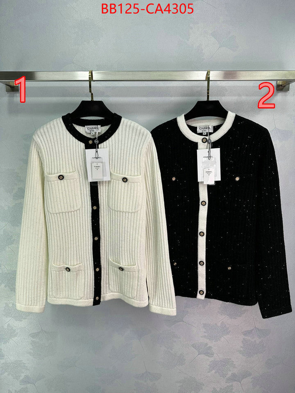 Clothing-Chanel replica wholesale ID: CA4305 $: 125USD