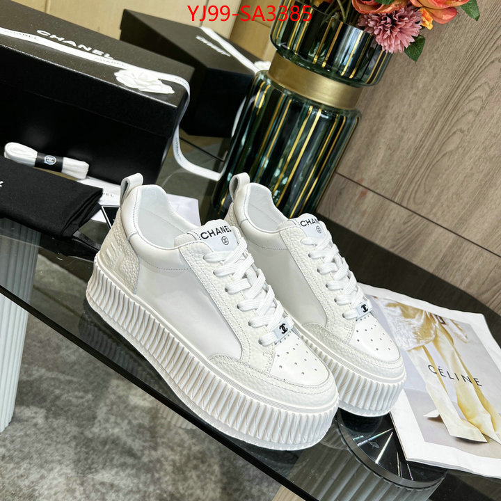 Women Shoes-Chanel top perfect fake ID: SA3385 $: 99USD