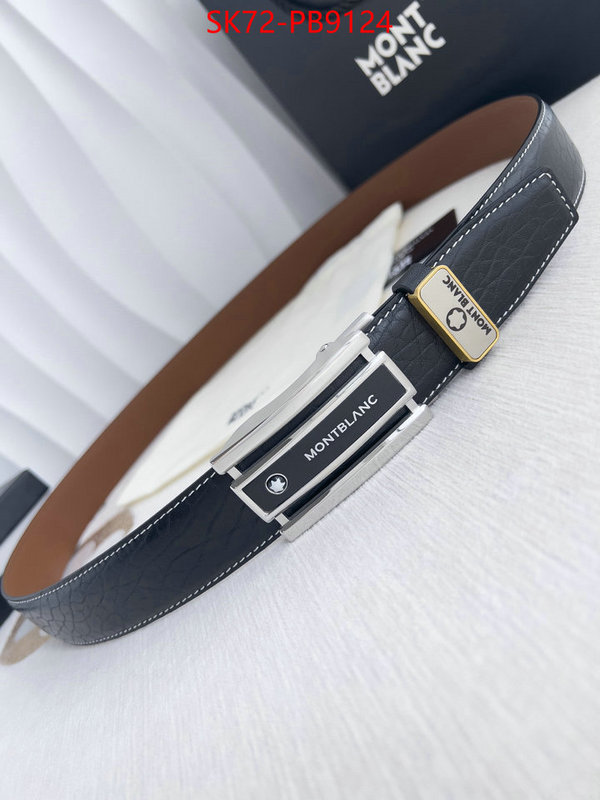 Belts-Montblanc top perfect fake ID: PB9124 $: 72USD