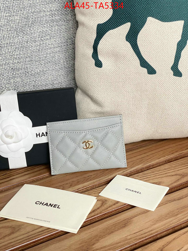 Chanel Bags(TOP)-Wallet- found replica ID: TA5334 $: 45USD,