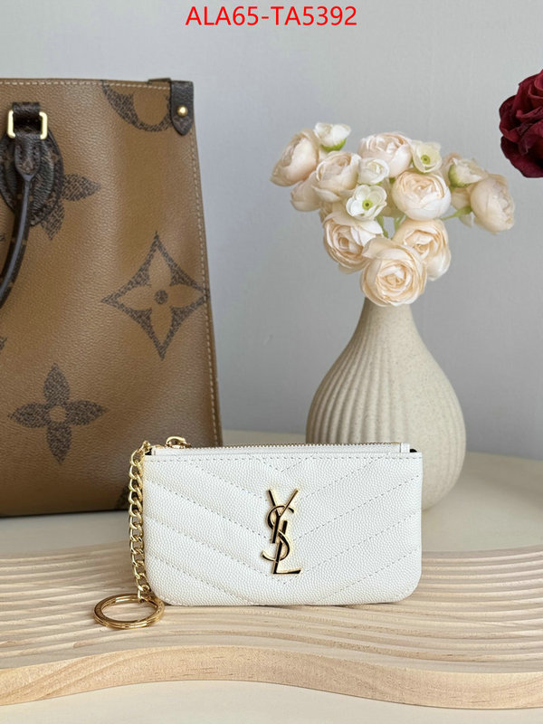 YSL Bags(TOP)-Wallet- 1:1 clone ID: TA5392 $: 65USD,