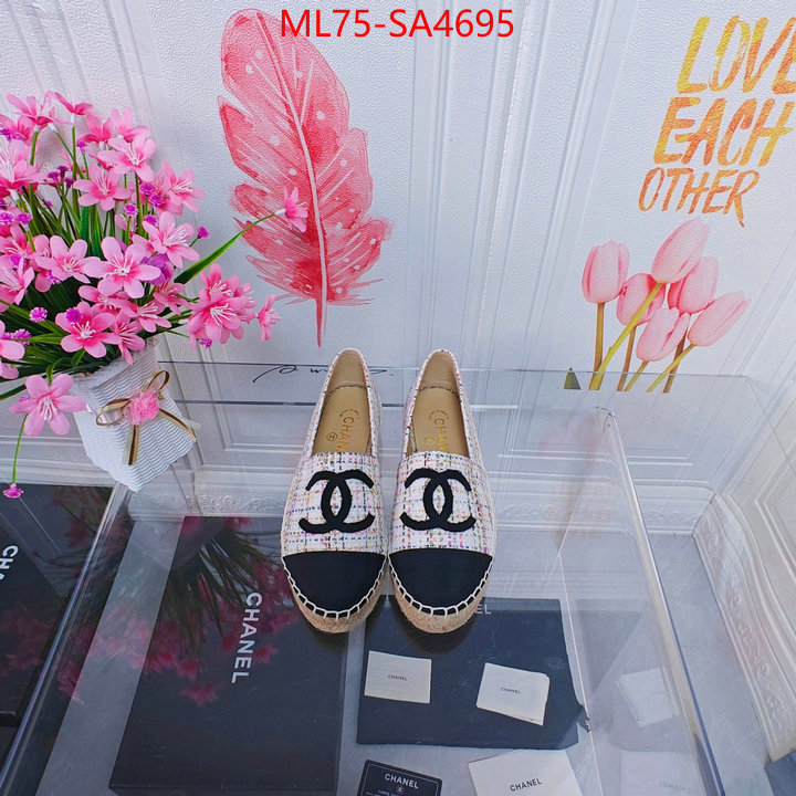 Women Shoes-Chanel how to find designer replica ID: SA4695 $: 75USD