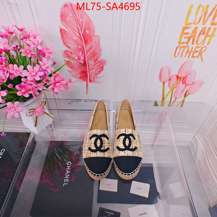 Women Shoes-Chanel how to find designer replica ID: SA4695 $: 75USD