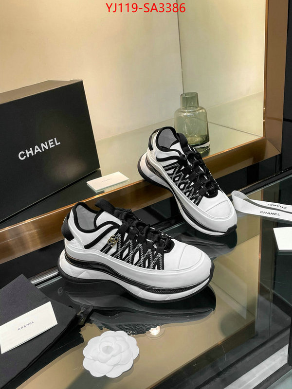 Women Shoes-Chanel top fake designer ID: SA3386 $: 119USD