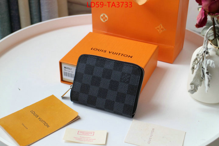 LV Bags(TOP)-Wallet 2024 perfect replica designer ID: TA3733 $: 59USD,