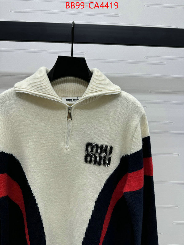 Clothing-MIU MIU where can you buy replica ID: CA4419 $: 99USD