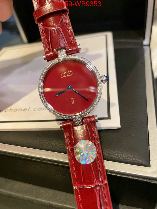 Watch(4A)-Cartier top quality fake ID: WB9353 $: 159USD