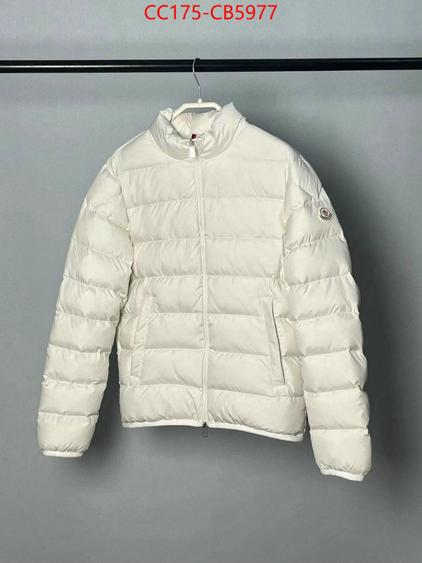 Down jacket Men-Moncler exclusive cheap ID: CB5977 $: 175USD