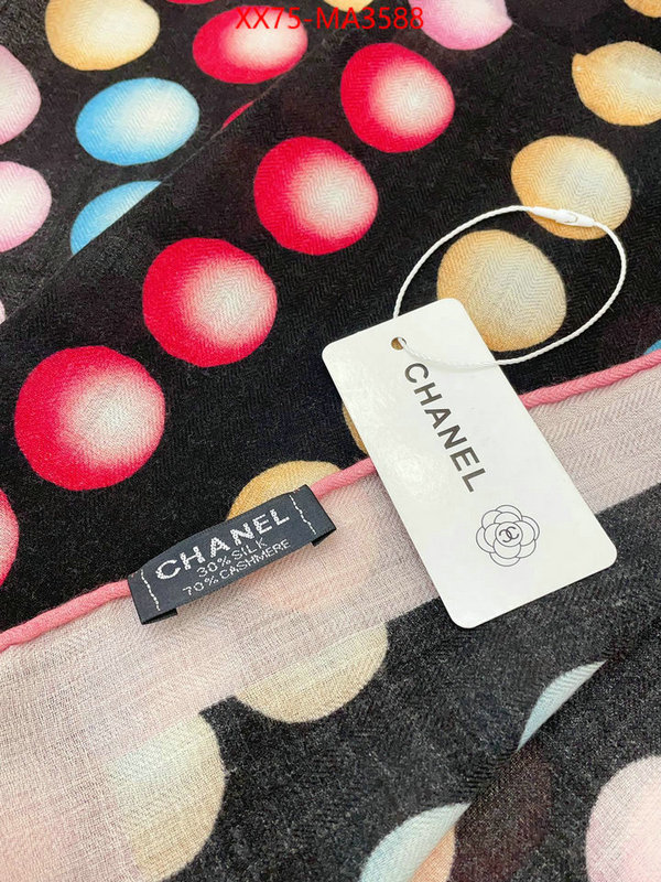 Scarf-Chanel from china ID: MA3588 $: 75USD