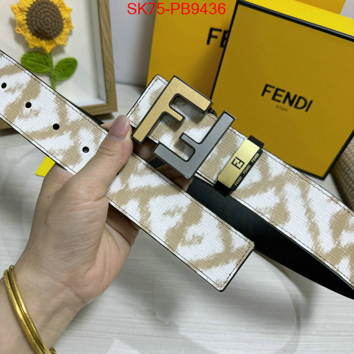 Belts-Fendi aaaaa customize ID: PB9436 $: 75USD