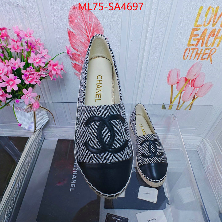 Women Shoes-Chanel brand designer replica ID: SA4697 $: 75USD