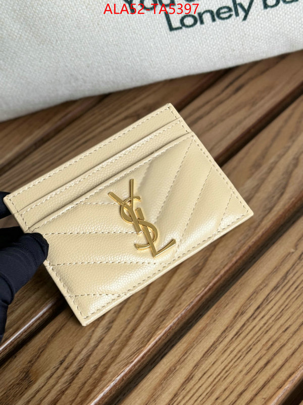 YSL Bags(TOP)-Wallet- mirror copy luxury ID: TA5397 $: 52USD,