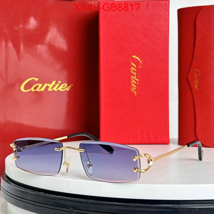 Glasses-Cartier we provide top cheap aaaaa ID: GB8817 $: 49USD