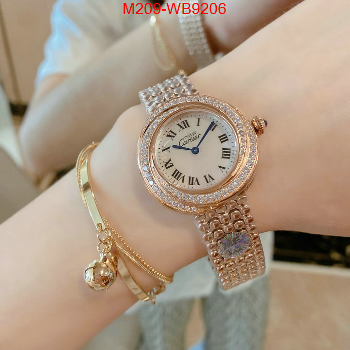 Watch(TOP)-Cartier buy replica ID: WB9206 $: 209USD