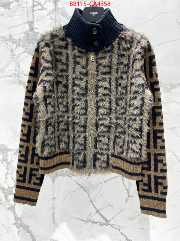 Clothing-Fendi high quality designer ID: CA4358 $: 115USD