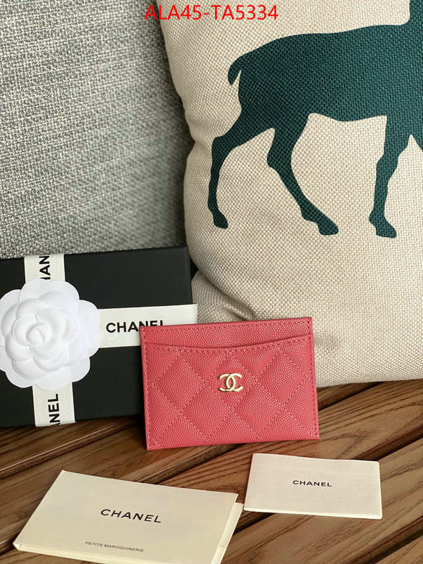 Chanel Bags(TOP)-Wallet- found replica ID: TA5334 $: 45USD,