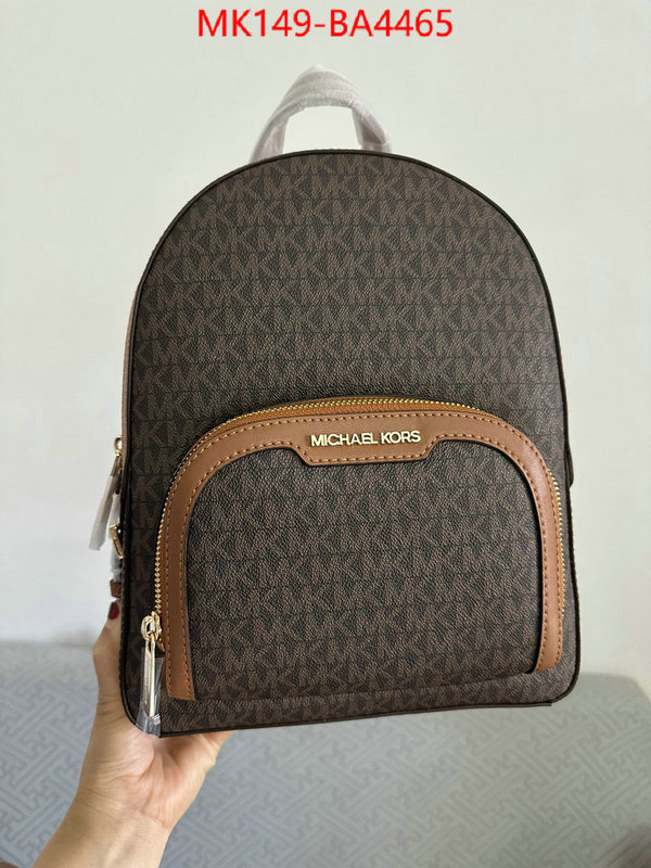 Michael Kors Bags(TOP)-Backpack- from china ID: BA4465 $: 149USD,