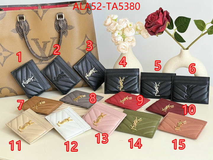 YSL Bags(TOP)-Wallet- cheap online best designer ID: TA5380 $: 52USD,