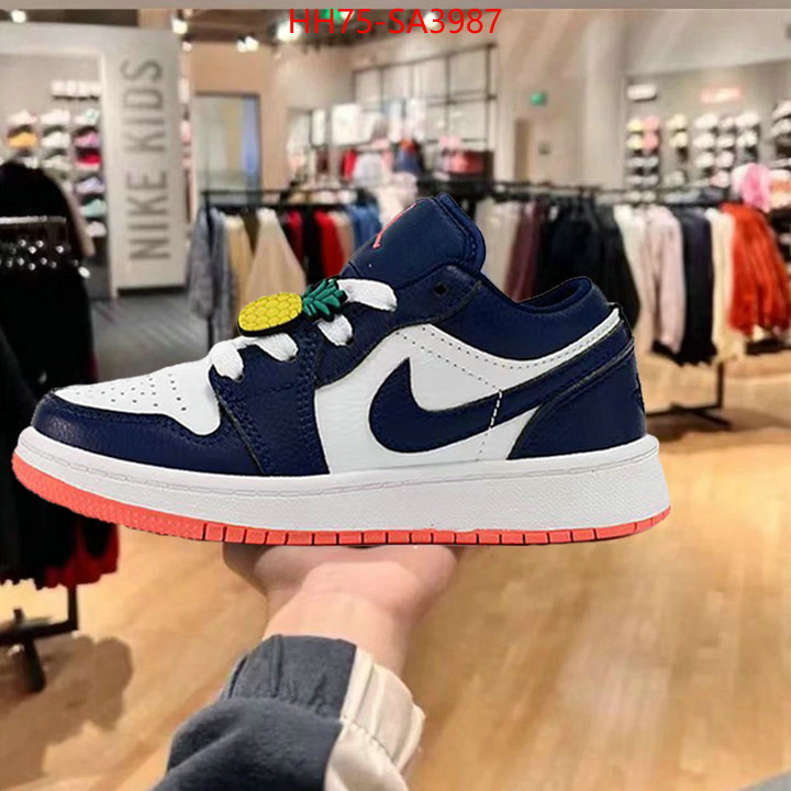 Kids shoes-Air Jordan website to buy replica ID: SA3987 $: 75USD