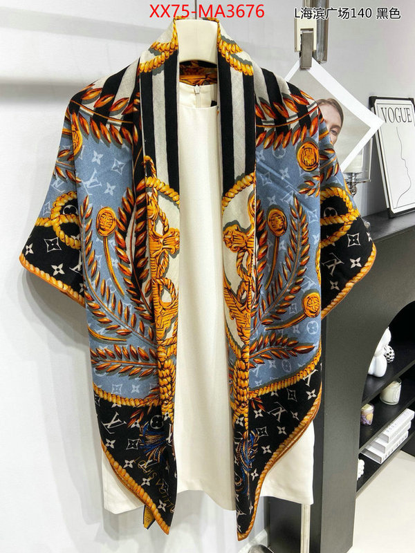 Scarf-LV luxury fashion replica designers ID: MA3676 $: 75USD