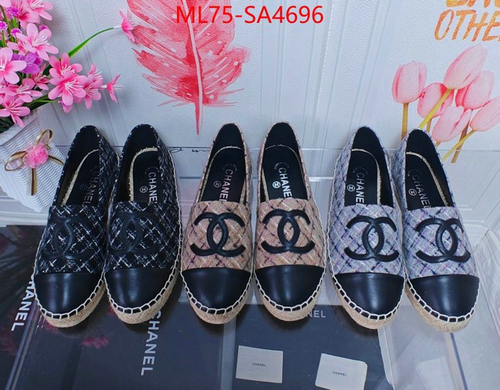 Women Shoes-Chanel what's the best place to buy replica ID: SA4696 $: 75USD