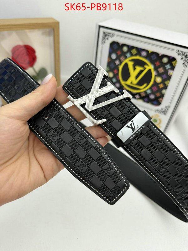 Belts-LV fashion designer ID: PB9118 $: 65USD