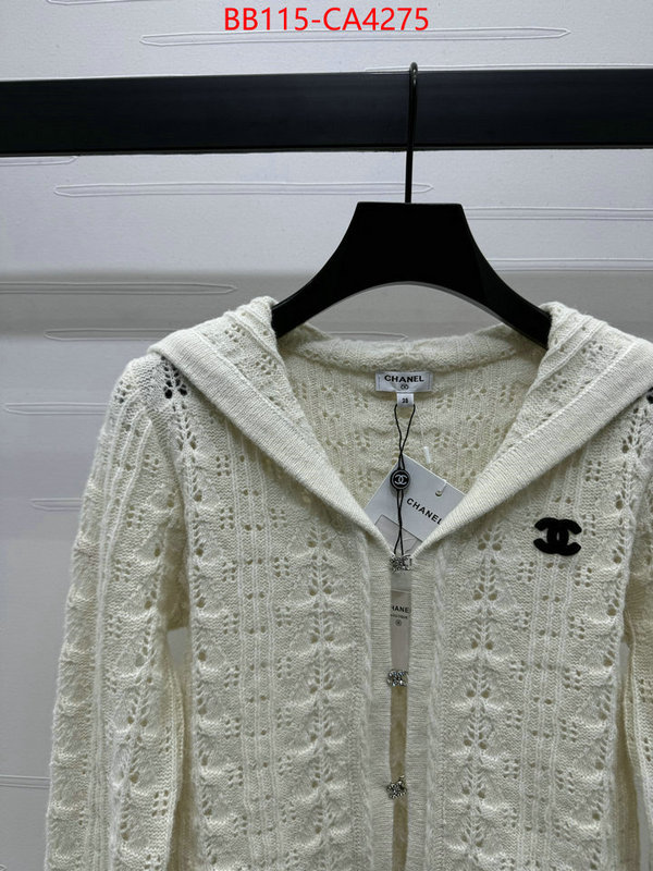 Clothing-Chanel online shop ID: CA4275 $: 115USD