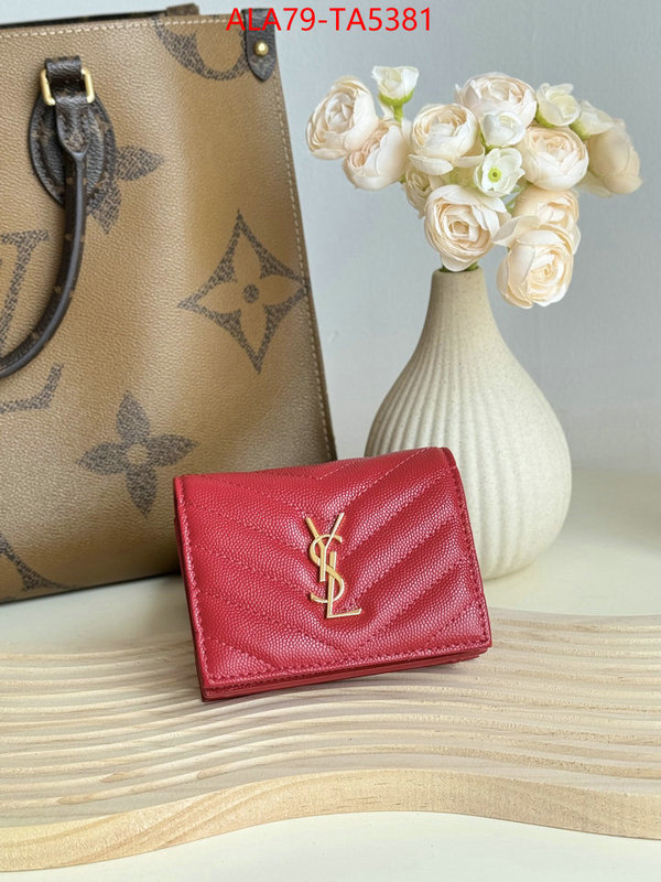 YSL Bags(TOP)-Wallet- find replica ID: TA5381 $: 79USD,