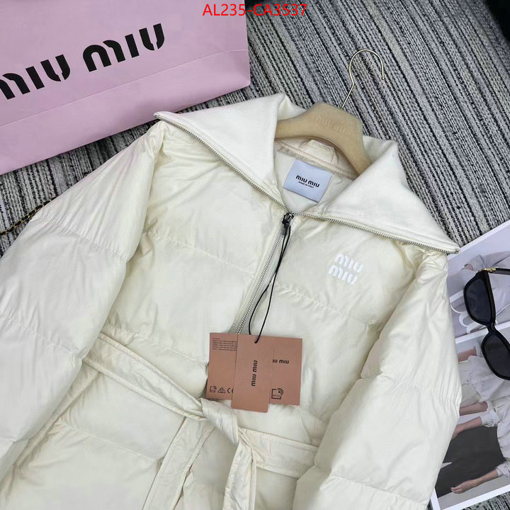 Down jacket Women-Miu Miu designer wholesale replica ID: CA3537 $: 235USD