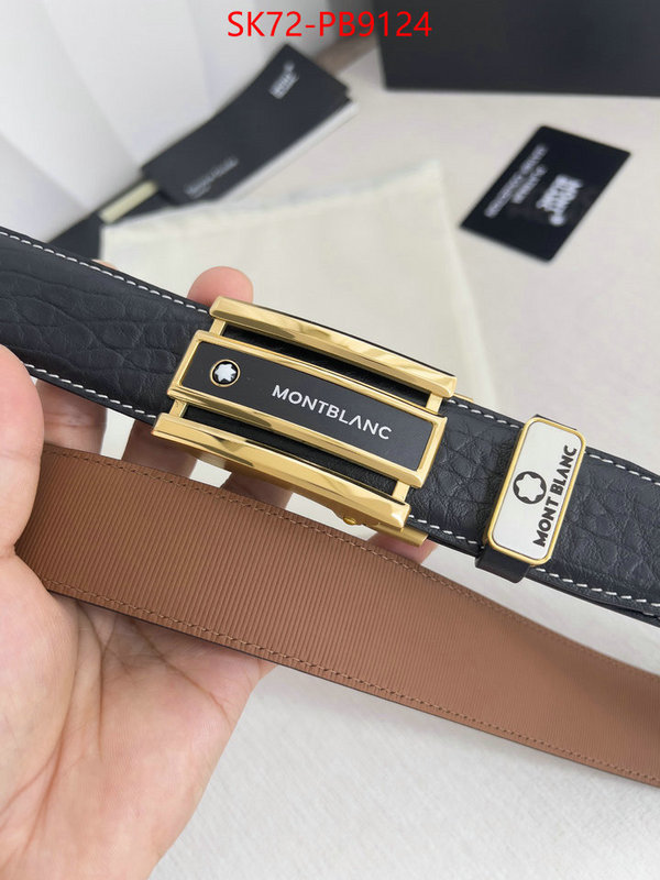 Belts-Montblanc top perfect fake ID: PB9124 $: 72USD