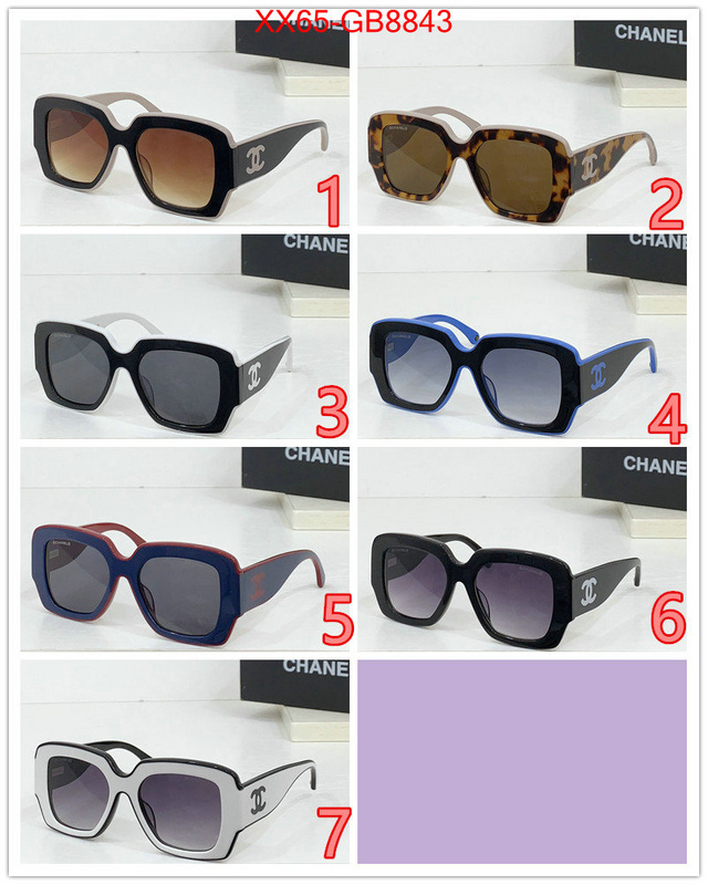 Glasses-Chanel luxury cheap replica ID: GB8843 $: 65USD