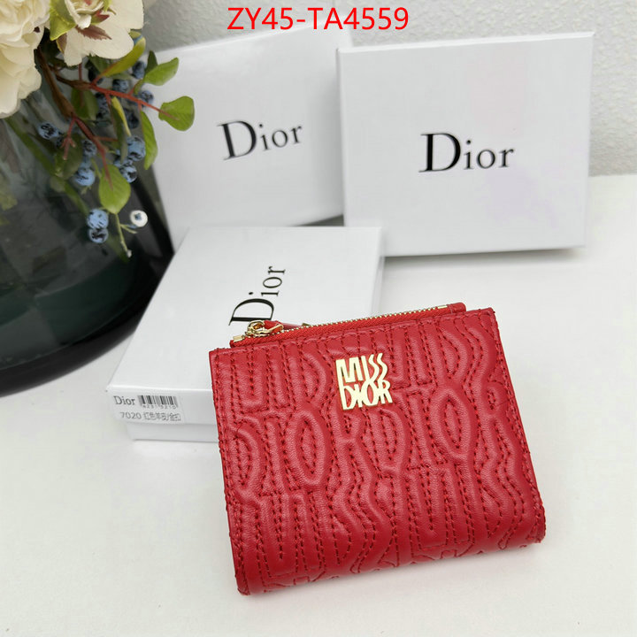 Dior Bags(4A)-Wallet- what is a 1:1 replica ID: TA4559 $: 45USD,