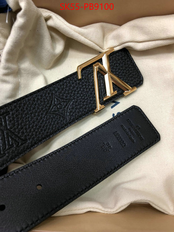 Belts-LV new designer replica ID: PB9100 $: 55USD