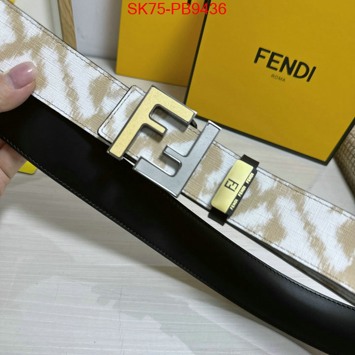 Belts-Fendi aaaaa customize ID: PB9436 $: 75USD