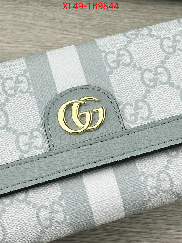 Gucci Bags(4A)-Wallet- knockoff highest quality ID: TB9844 $: 49USD,