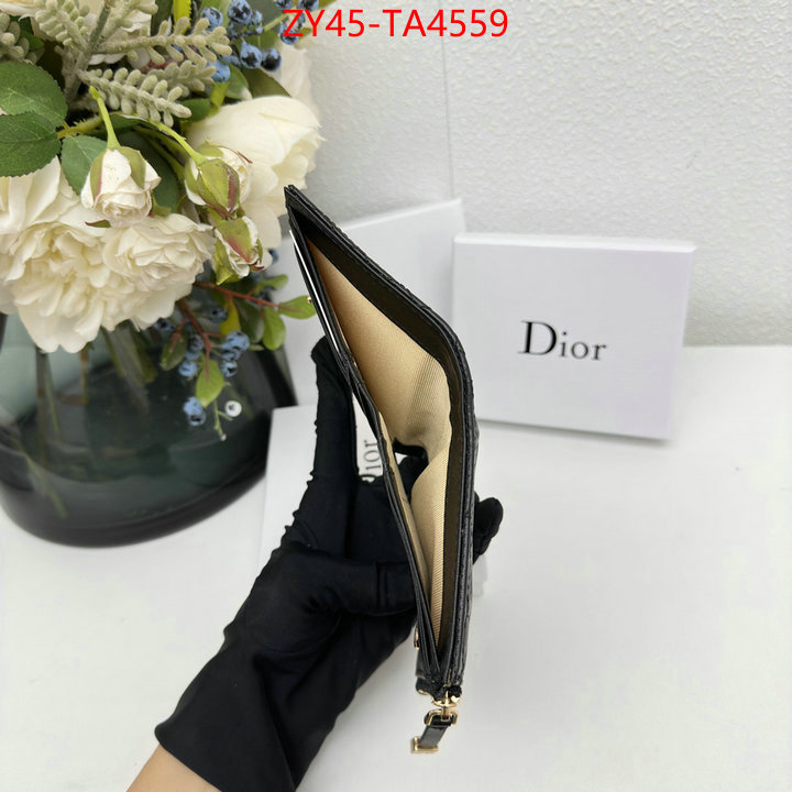 Dior Bags(4A)-Wallet- what is a 1:1 replica ID: TA4559 $: 45USD,