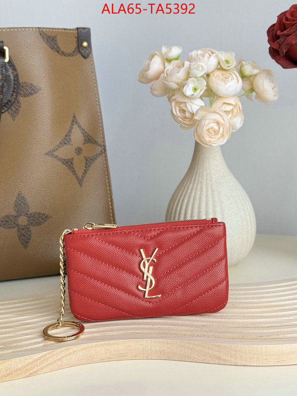 YSL Bags(TOP)-Wallet- 1:1 clone ID: TA5392 $: 65USD,