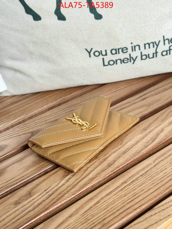 YSL Bags(TOP)-Wallet- high quality customize ID: TA5389 $: 75USD,