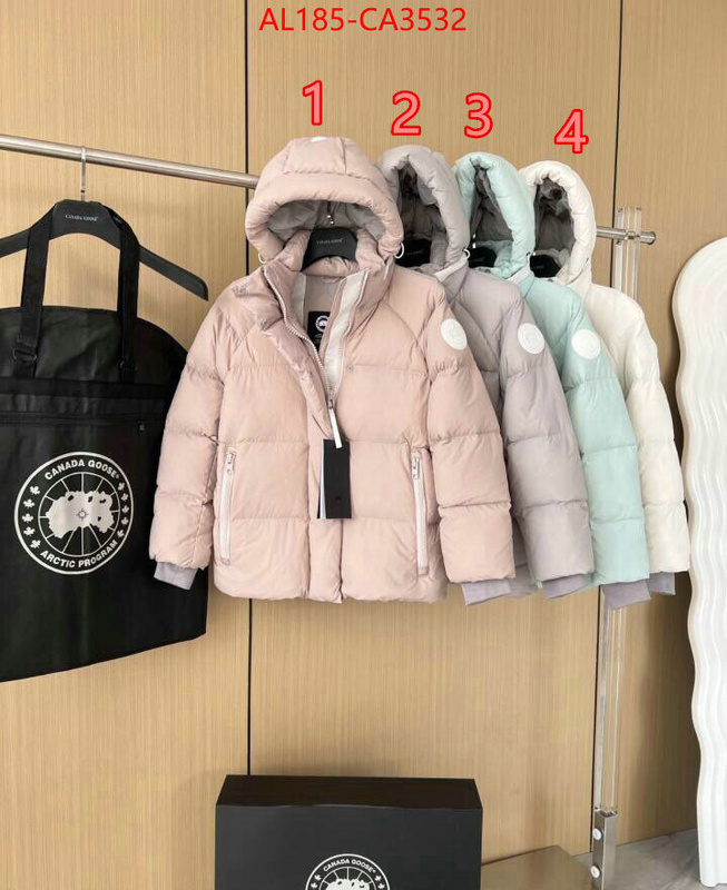 Down jacket Women-Canada Goose wholesale imitation designer replicas ID: CA3532 $: 185USD