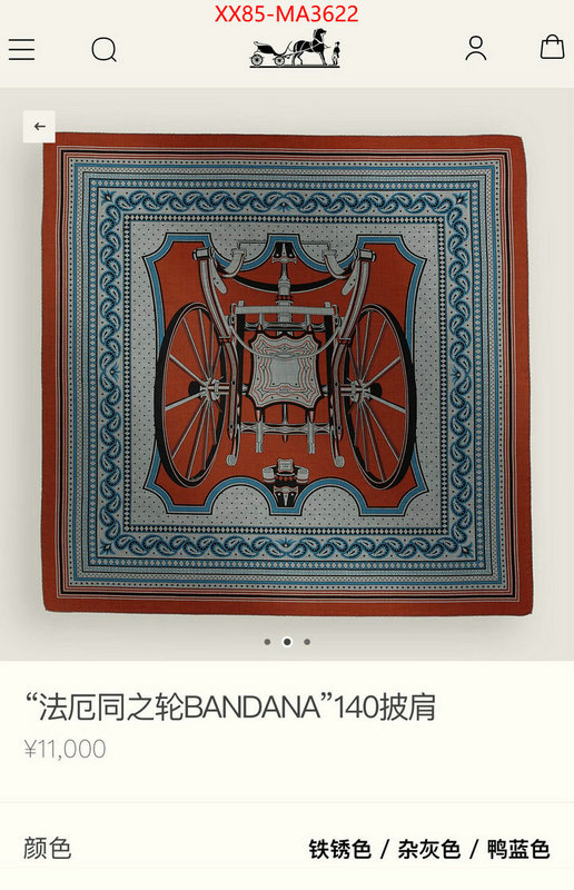 Scarf-Hermes replcia cheap from china ID: MA3622 $: 85USD