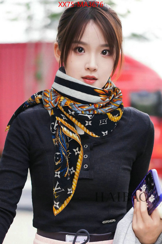 Scarf-LV luxury fashion replica designers ID: MA3676 $: 75USD