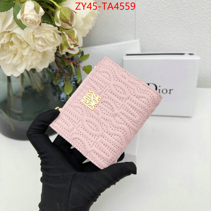 Dior Bags(4A)-Wallet- what is a 1:1 replica ID: TA4559 $: 45USD,