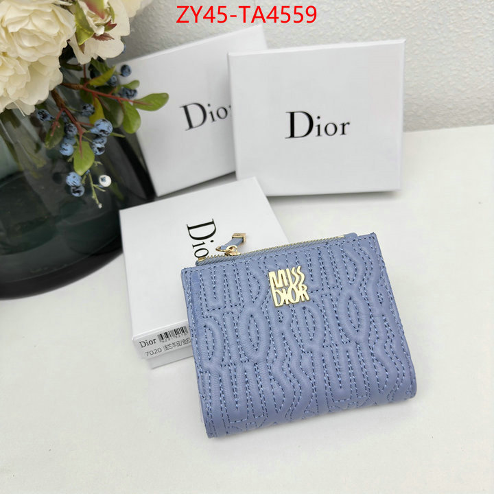 Dior Bags(4A)-Wallet- what is a 1:1 replica ID: TA4559 $: 45USD,