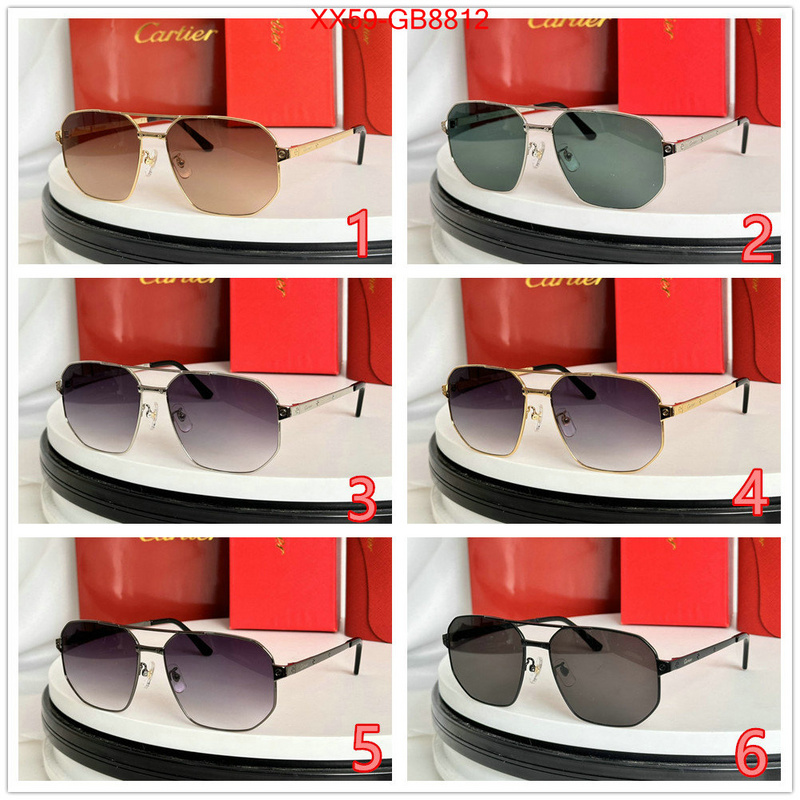 Glasses-Cartier high quality replica designer ID: GB8812 $: 59USD